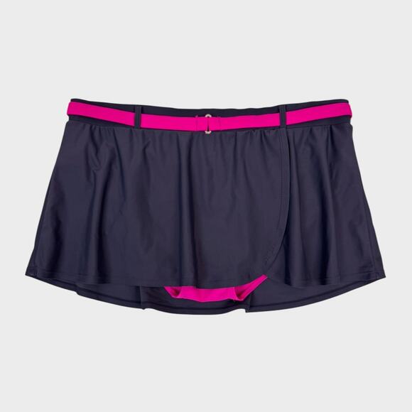 Free Country Womens XXL Gray Pink Swim Skort - Picture 1 of 7